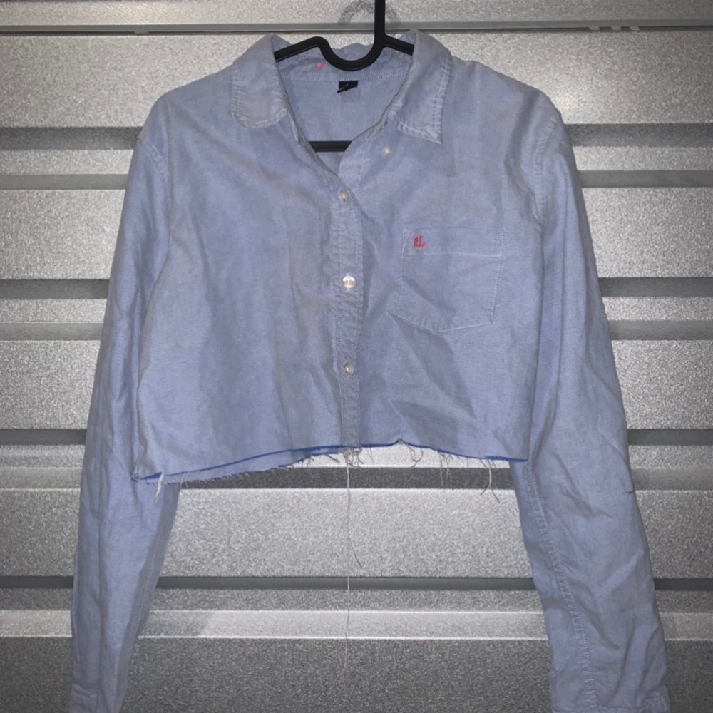 Vintage Ralph Lauren cropped button up